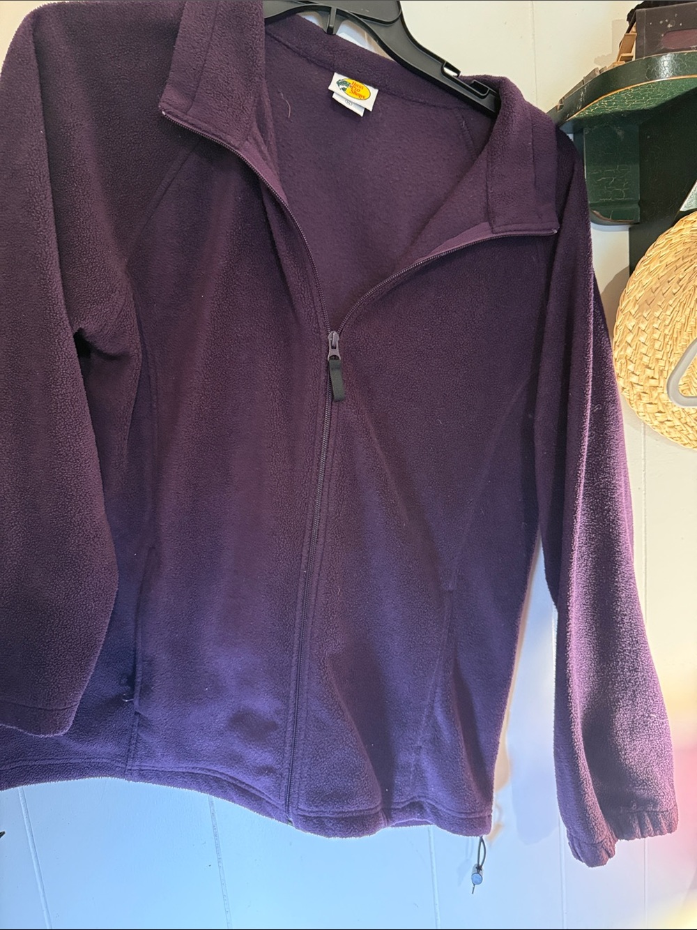 Bass Pro Shops Women's Deep Purple Full-Zip Fleece Jacket